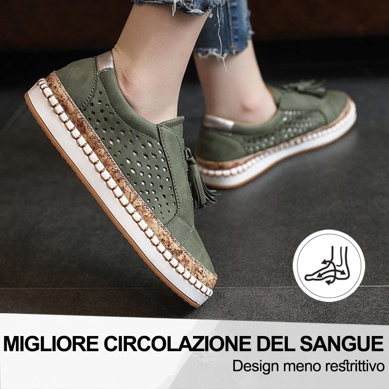 (🔥50% di sconto oggi - prendilo!) Scarpe ortopediche premium ed eleganti 👞 - Design ergonomico per alleviare il dolore