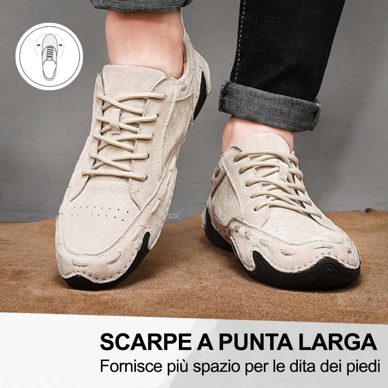 (🔥50% di sconto oggi - prendilo!) Scarpe ortopediche premium ed eleganti 👞 - Design ergonomico per alleviare il dolore