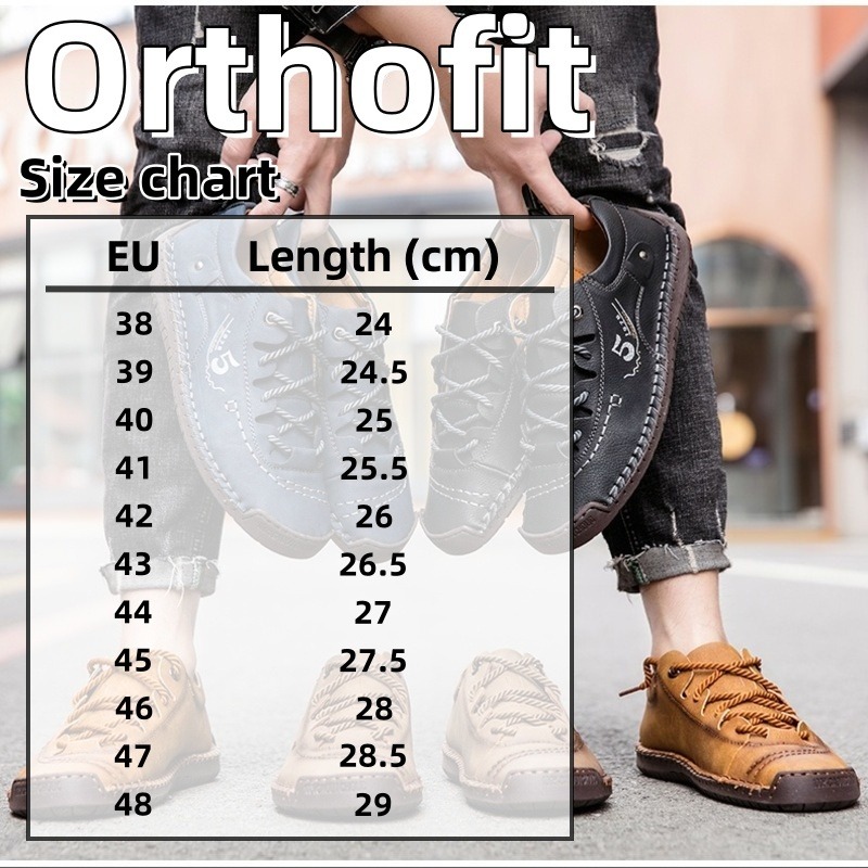 【🔥Sconto del 50% oggi - da non perdere】 Scarpe ortopediche dal design ergonomico - pelle di alta qualità + cucito a mano 👞