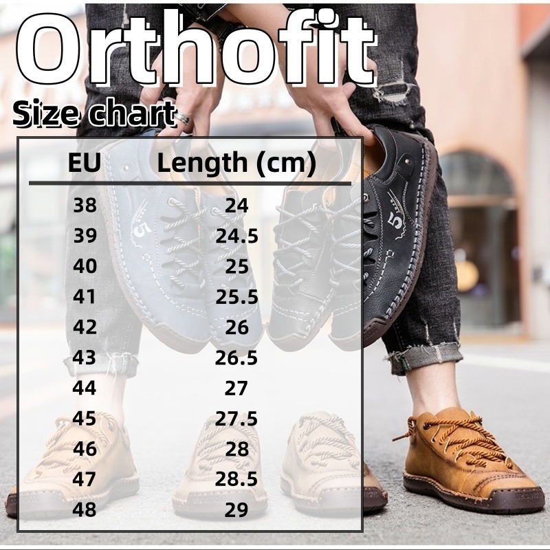 【🔥Sconto del 50% oggi - da non perdere】 Scarpe ortopediche dal design ergonomico - pelle di alta qualità + cucito a mano 👞