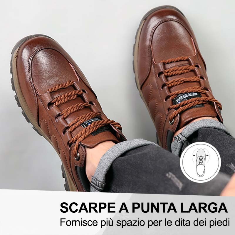 (🔥50% di sconto oggi - prendilo!) Scarpe ortopediche premium ed eleganti 👞 - Design ergonomico per alleviare il dolore