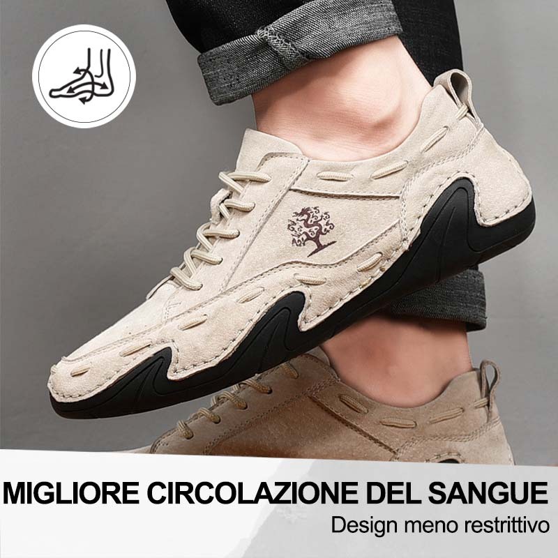 (🔥50% di sconto oggi - prendilo!) Scarpe ortopediche premium ed eleganti 👞 - Design ergonomico per alleviare il dolore