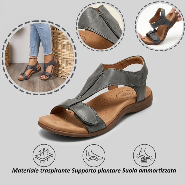 【🎁Ultimo giorno a metà prezzo! Non perdete l'occasione!】Sandali ortopedici e ammortizzanti dal design ergonomico per un'esperienza di camminata più confortevole👞