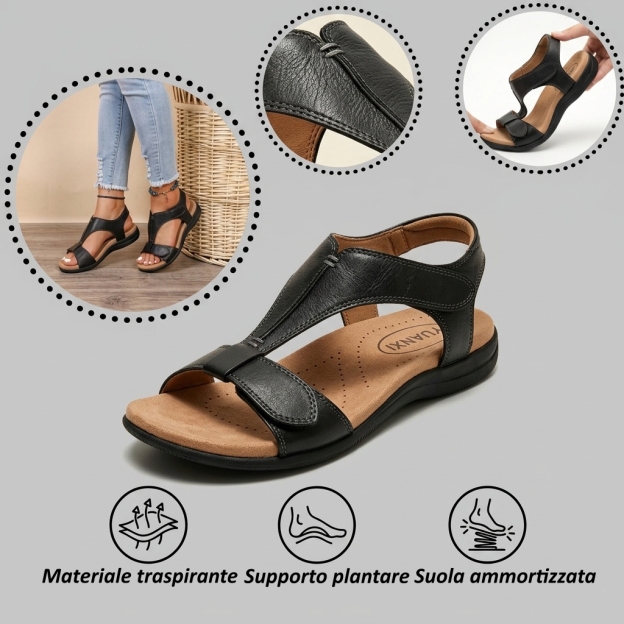 【🎁Ultimo giorno a metà prezzo! Non perdete l'occasione!】Sandali ortopedici e ammortizzanti dal design ergonomico per un'esperienza di camminata più confortevole👞