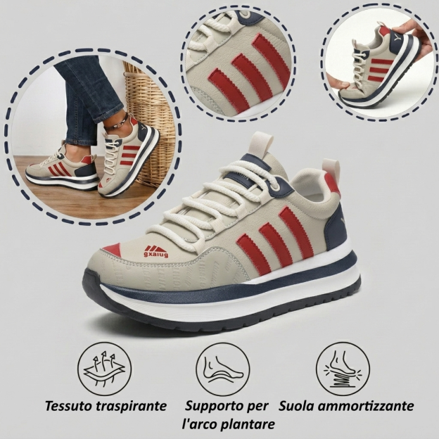 ⏰Offerta a tempo limitato oggi: 70% di sconto - non lasciartela sfuggire! Scarpe ortopediche di alta qualità, dal design ergonomico, impermeabili e antiscivolo, realizzate a mano in pelle pregiata. 👞