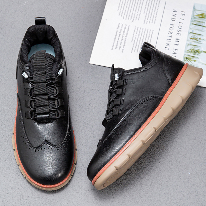 Scarpe in pelle in stile britannico