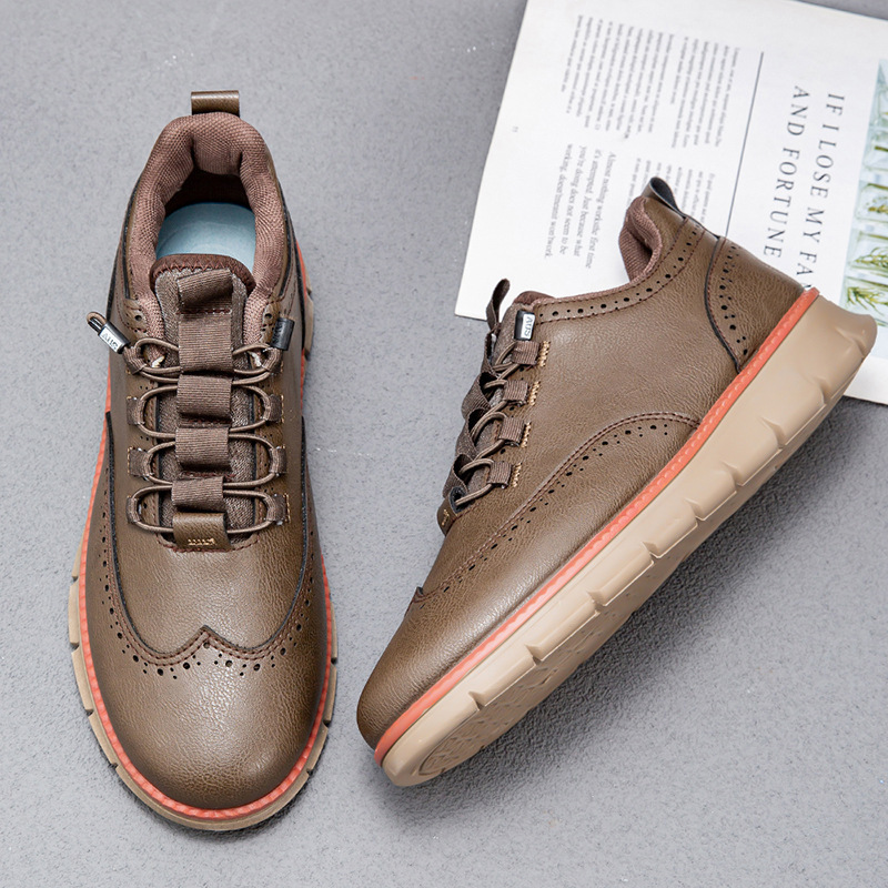 Scarpe in pelle in stile britannico