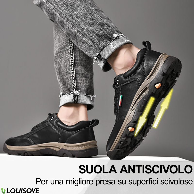 (🔥50% di sconto oggi - prendilo!) Scarpe ortopediche premium ed eleganti 👞 - Design ergonomico per alleviare il dolore