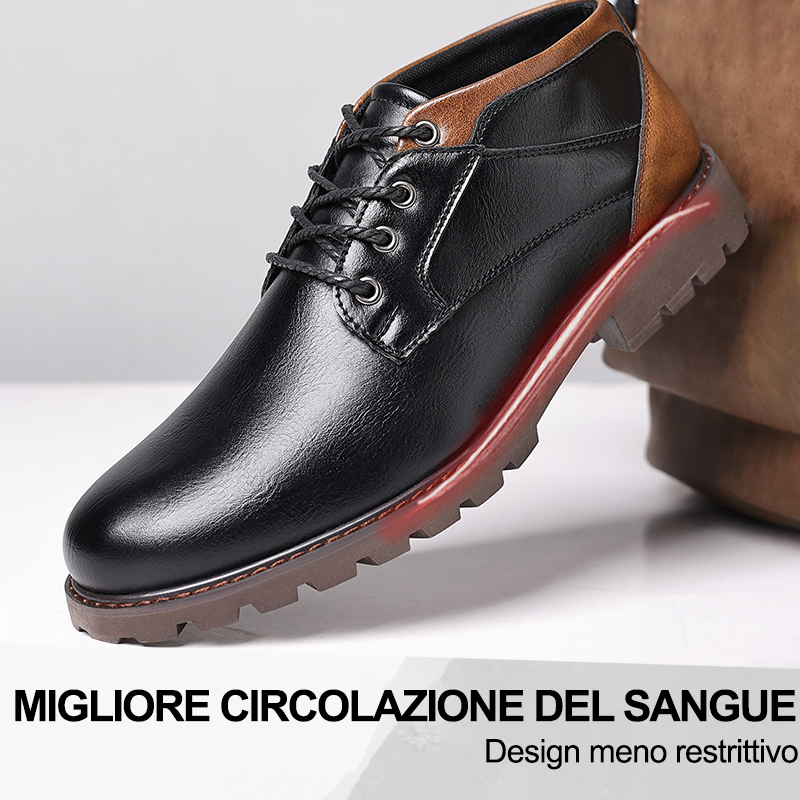 (🔥50% di sconto oggi - prendilo!) Scarpe ortopediche premium ed eleganti 👞 - Design ergonomico per alleviare il dolore