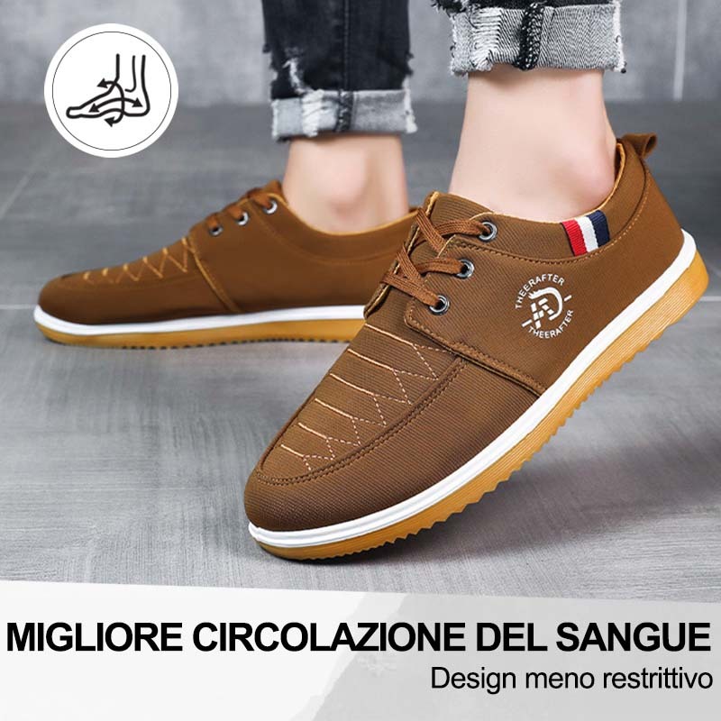 (🔥50% di sconto oggi - prendilo!) Scarpe ortopediche premium ed eleganti 👞 - Design ergonomico per alleviare il dolore