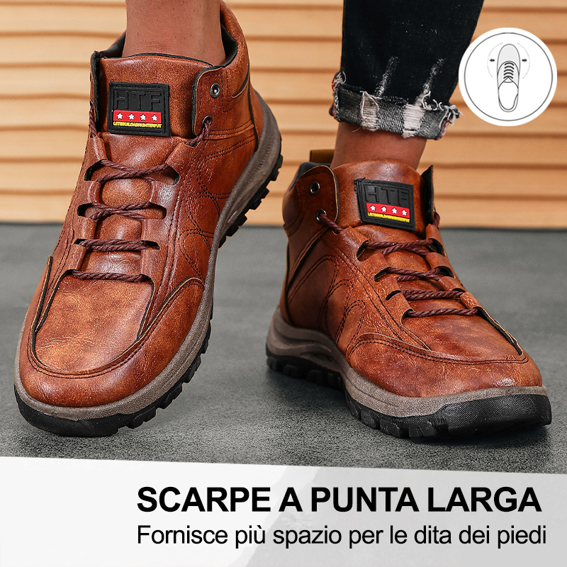 (🔥50% di sconto oggi - prendilo!) Scarpe ortopediche premium ed eleganti 👞 - Design ergonomico per alleviare il dolore