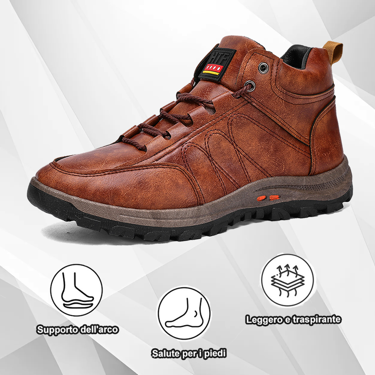 (🔥50% di sconto oggi - prendilo!) Scarpe ortopediche premium ed eleganti 👞 - Design ergonomico per alleviare il dolore