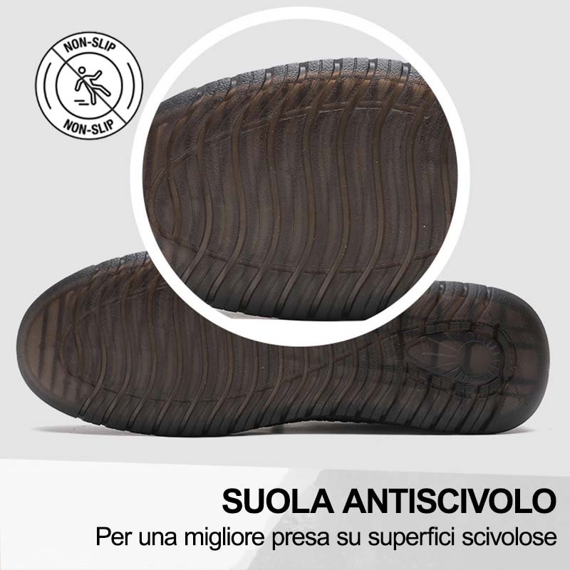 (🔥50% di sconto oggi - prendilo!) Scarpe ortopediche premium ed eleganti 👞 - Design ergonomico per alleviare il dolore