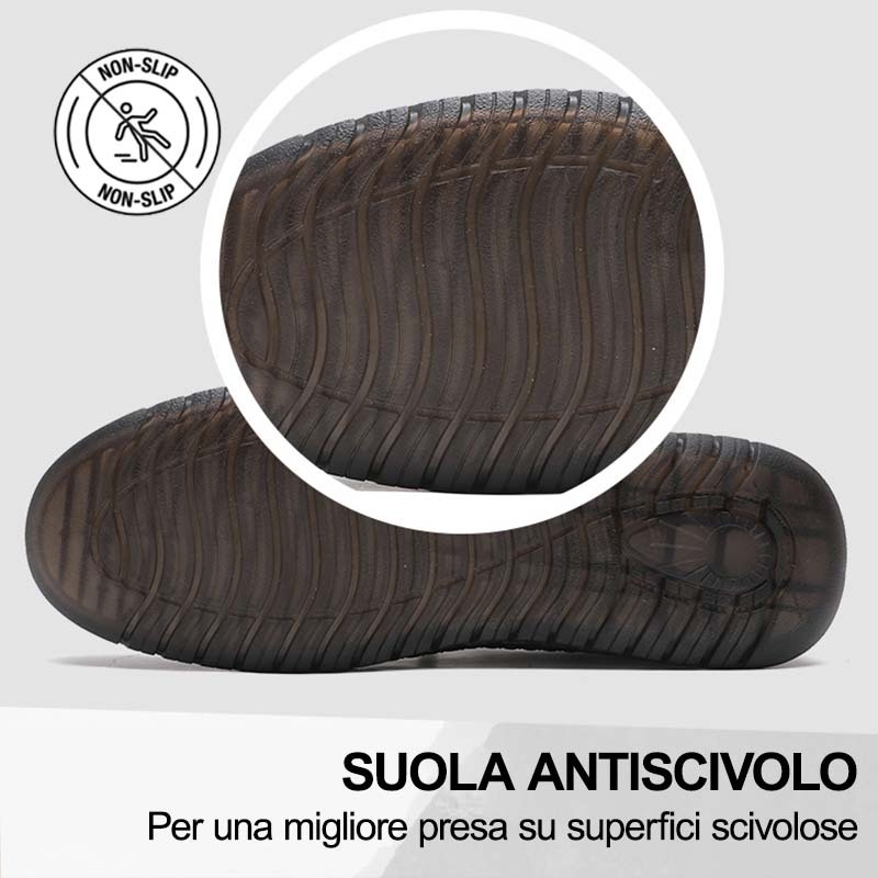 (🔥50% di sconto oggi - prendilo!) Scarpe ortopediche premium ed eleganti 👞 - Design ergonomico per alleviare il dolore
