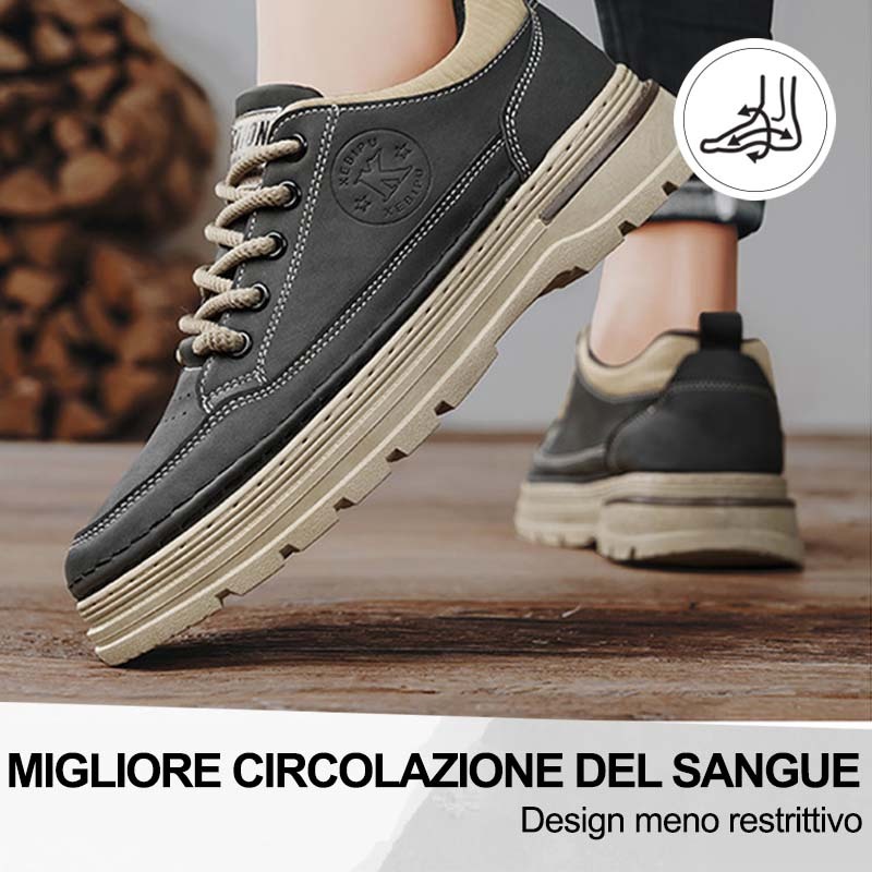 (🔥50% di sconto oggi - prendilo!) Scarpe ortopediche premium ed eleganti 👞 - Design ergonomico per alleviare il dolore