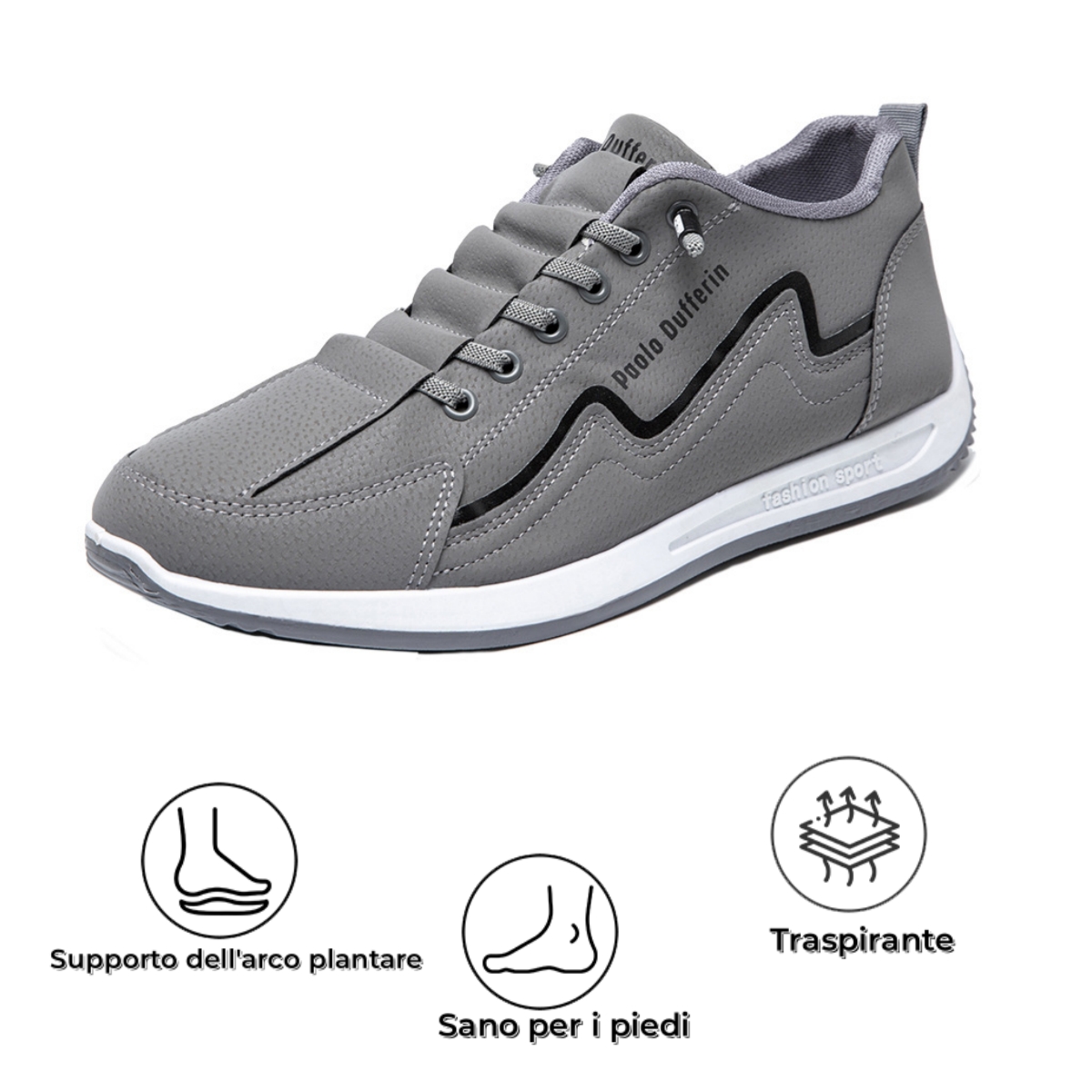 【⏰Sconto del 50% oggi - da non perdere】 Scarpe ortopediche dal design ergonomico - pelle di alta qualità + cuciture a mano 👞