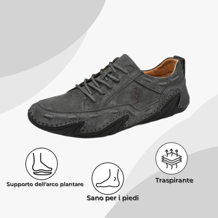 🔥 Sconto del 50% per un periodo limitato: non perdere questa occasione ⏰ Scarpe ortopediche da uomo alla moda 👞 - Elimina il dolore alle gambe e alla schiena - Design ergonomico
