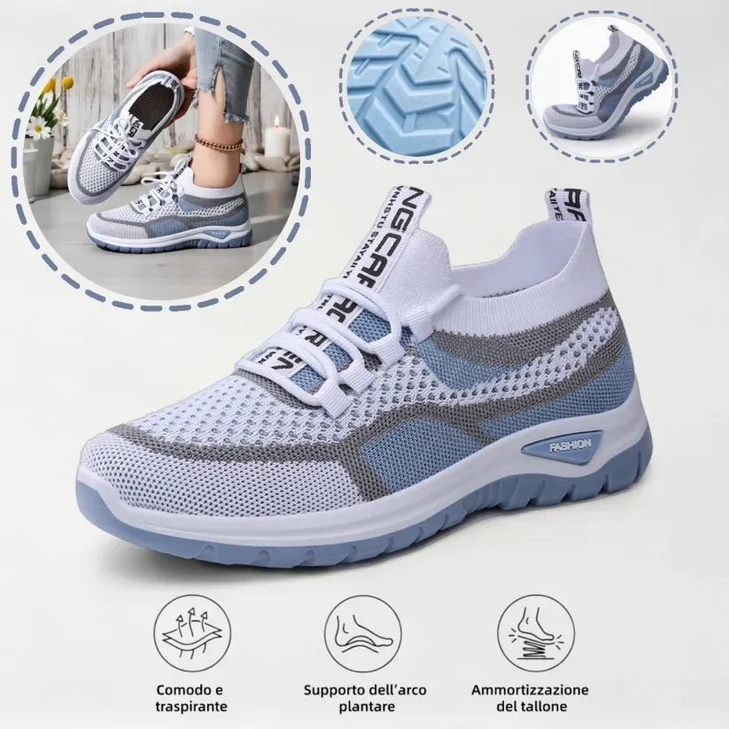 【⏰Ultimo giorno, 70% di sconto! Non perdete l'occasione!】Scarpe ortopediche ergonomiche con assorbimento degli urti, ✅️scarpe ortopediche salutari progettate specificamente per le donne europee.