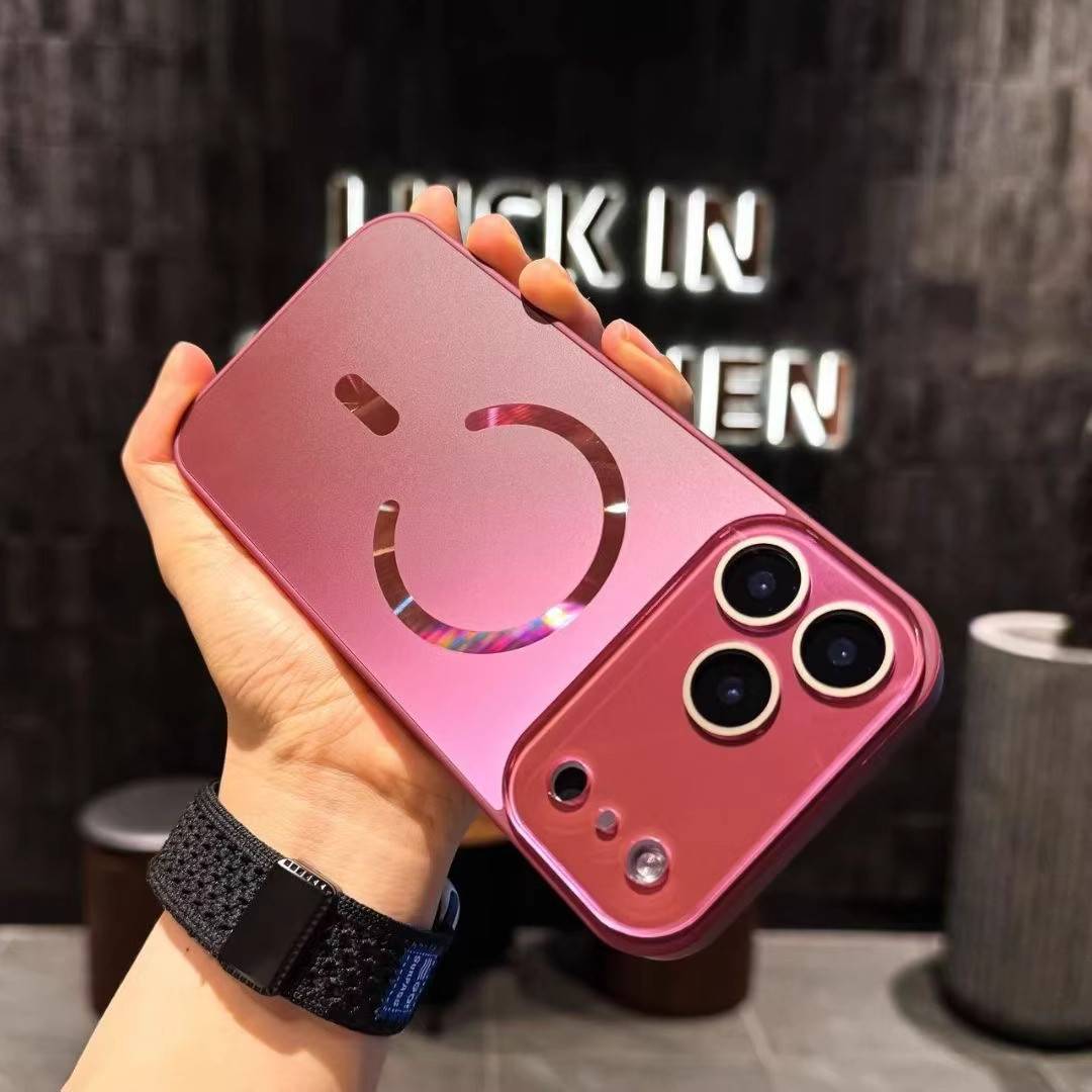 ✨ 金屬鏡頭框磁吸殼｜柔韌軟邊 防刮防摔 iPhone 適用