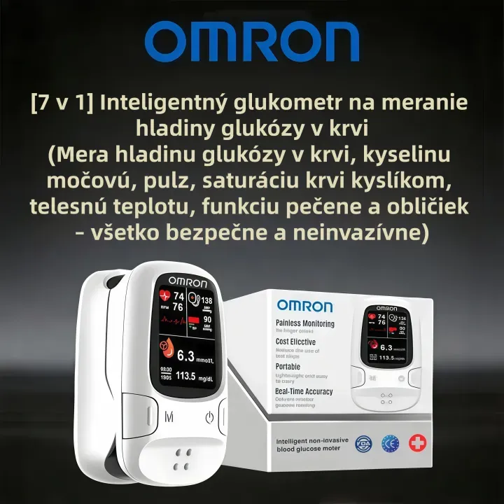 🔥 Výpredaj na Čierny piatok!✅ Omron™ predstavuje novo uvedený neinvazívny inteligentný glukomer 🔥Vyrobené v USA🔥