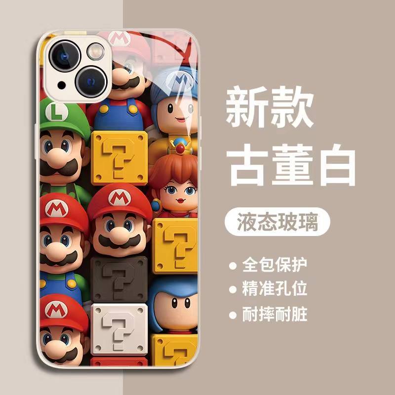 【iPhone17系列 新品上市】iPhone 全系列高品質金屬漆玻璃 可愛油畫風保護殼 強力抗摔不傷機 防刮耐磨不留紋，全包保護！