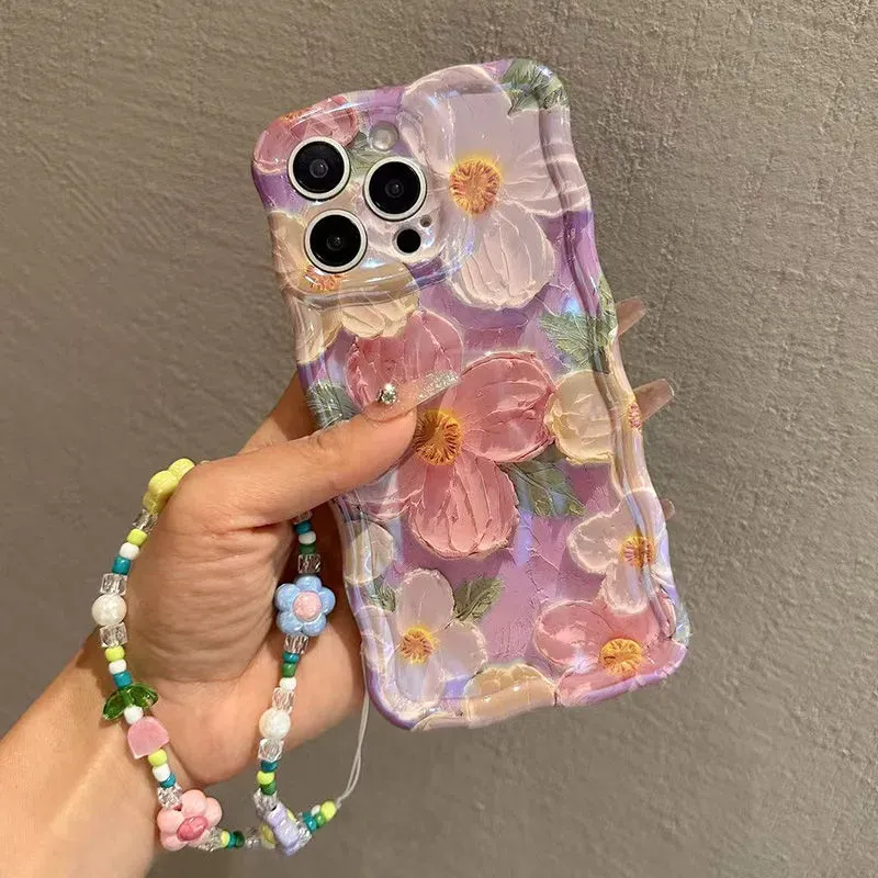 藍光油畫手機殼