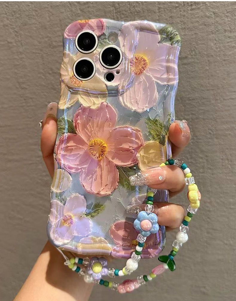 藍光油畫手機殼