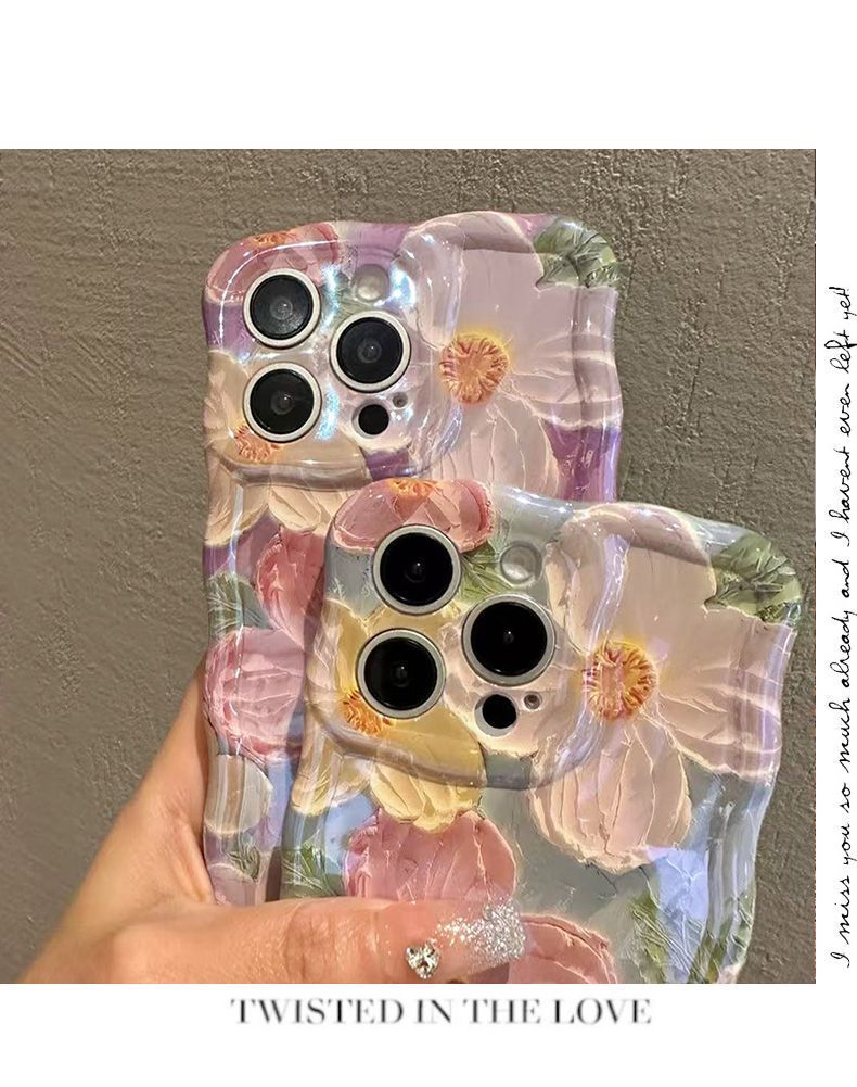 藍光油畫手機殼