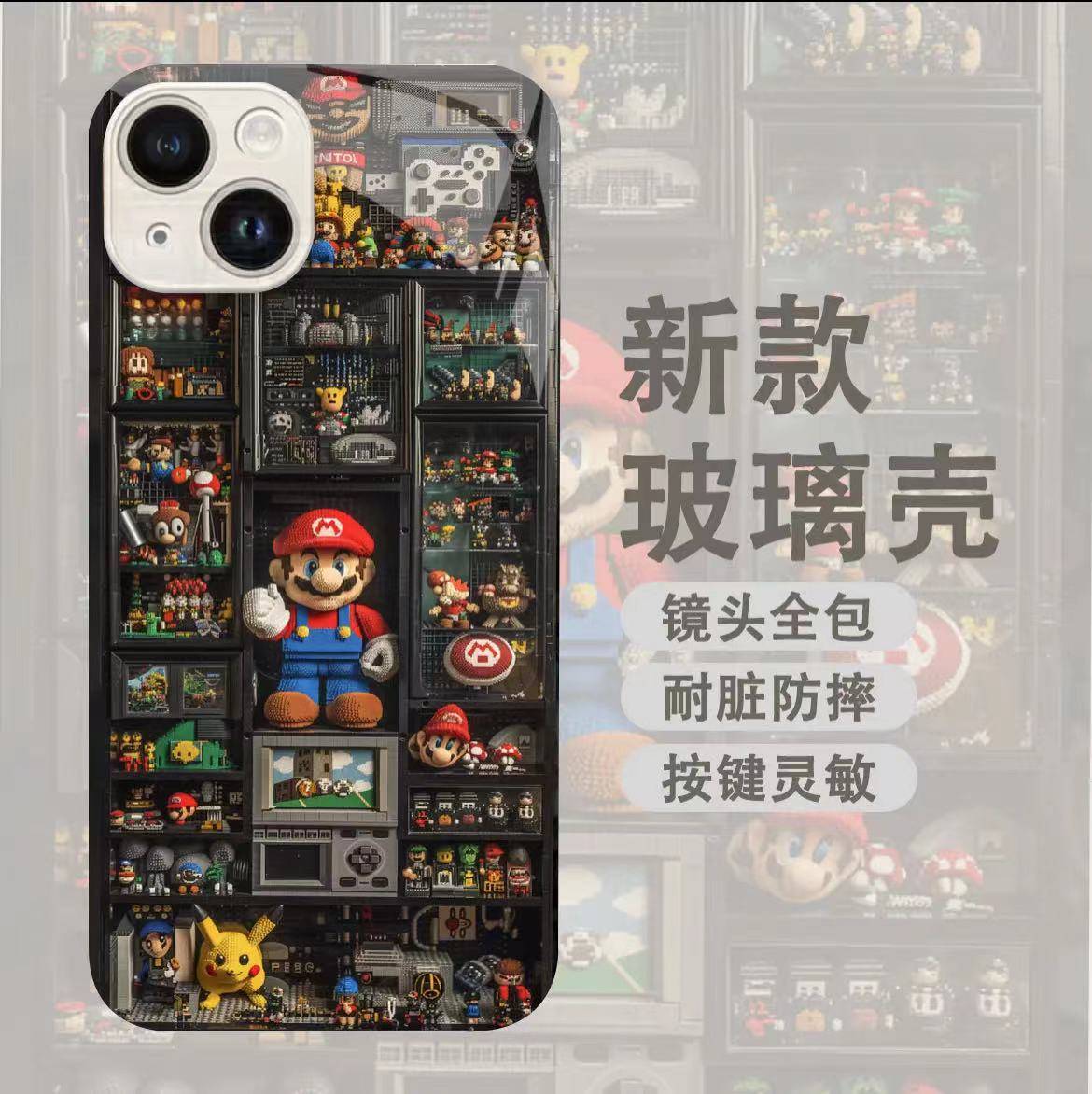 【iPhone17系列 新品上市】iPhone 全系列高品質金屬漆玻璃 可愛油畫風保護殼 強力抗摔不傷機 防刮耐磨不留紋，全包保護！