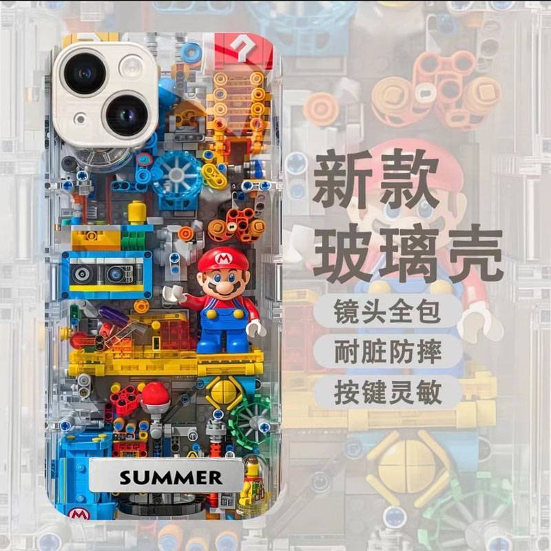 【iPhone17系列 新品上市】iPhone 全系列高品質金屬漆玻璃 可愛油畫風保護殼 強力抗摔不傷機 防刮耐磨不留紋，全包保護！