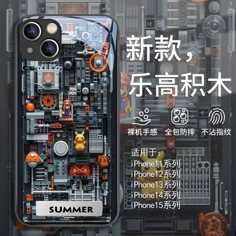 【iPhone17系列 新品上市】iPhone 全系列高品質金屬漆玻璃 可愛油畫風保護殼 強力抗摔不傷機 防刮耐磨不留紋，全包保護！