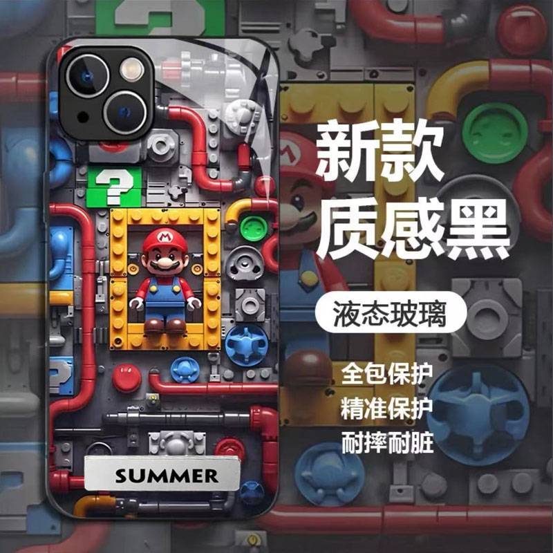 【iPhone17系列 新品上市】iPhone 全系列高品質金屬漆玻璃 可愛油畫風保護殼 強力抗摔不傷機 防刮耐磨不留紋，全包保護！