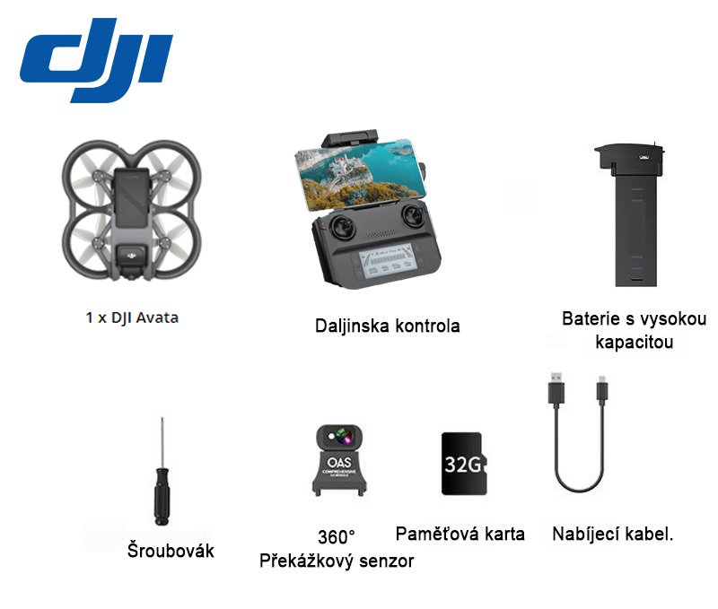 Pohlcujúci dron DJI Avata, zážitok z lietania s okuliarmi + ručne ovlá