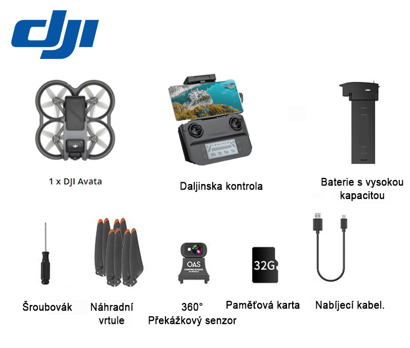 Pohlcujúci dron DJI Avata, zážitok z lietania s okuliarmi + ručne ovlá