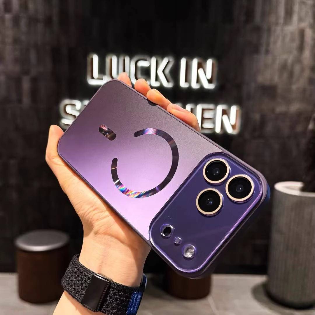 ✨ 金屬鏡頭框磁吸殼｜柔韌軟邊 防刮防摔 iPhone 適用