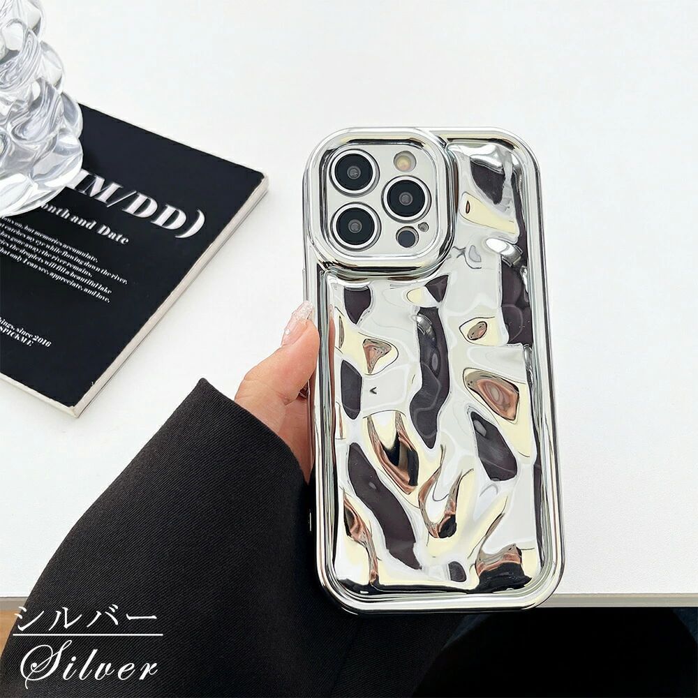 3D 水波纹電鍍手機殼｜潮流酷感 適用 iPhone 全系列