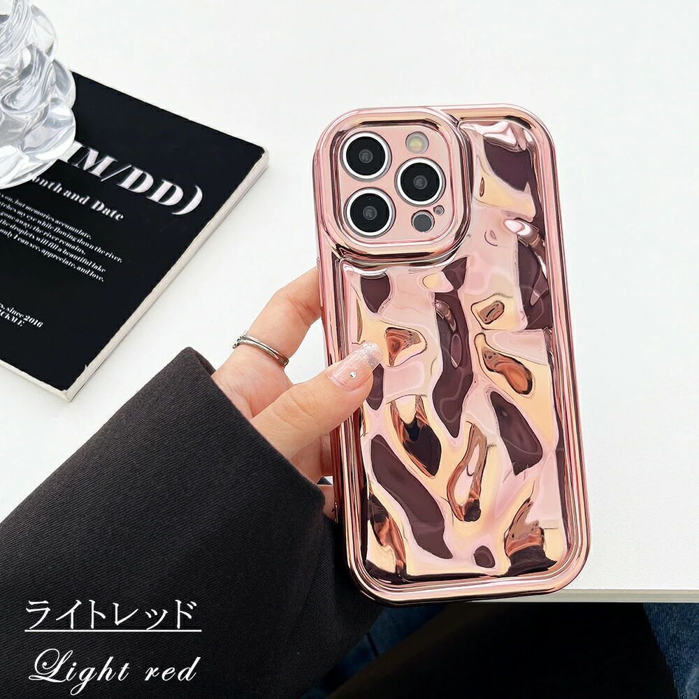 3D 水波纹電鍍手機殼｜潮流酷感 適用 iPhone 全系列