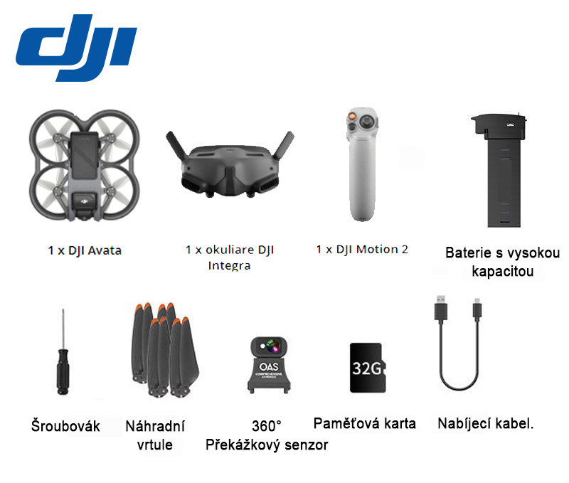 Pohlcujúci dron DJI Avata, zážitok z lietania s okuliarmi + ručne ovlá