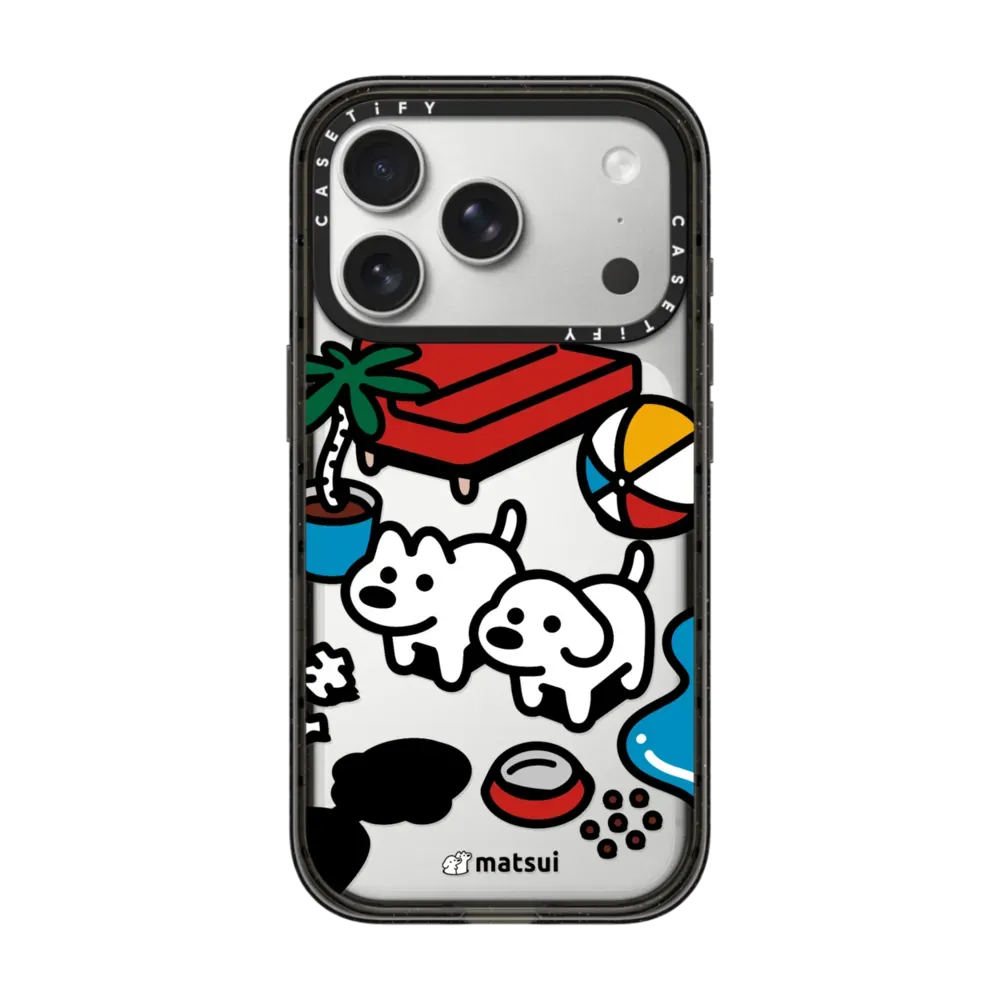 matsui x CASETiFY iPhone 17 Pro 手機殼 黑色防撞殼