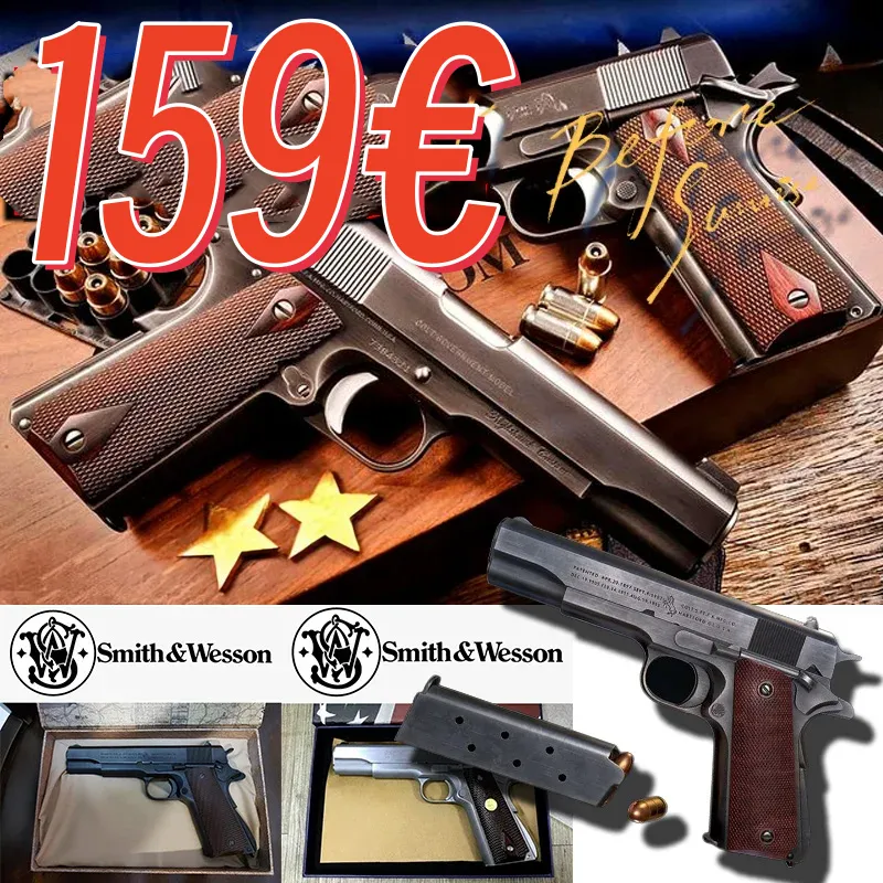 Colt M1911 A1+ wird mit 2 Magazinen + 45 Schuss + komplettem Zubehör + [vollständiger Waffenschein] geliefert