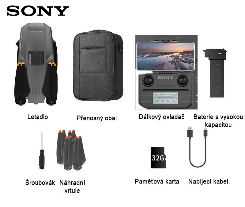 Sony professionelle Drohne mit einer hohen Auflösung von 16K (extreme Flugreichweite von 24 km)