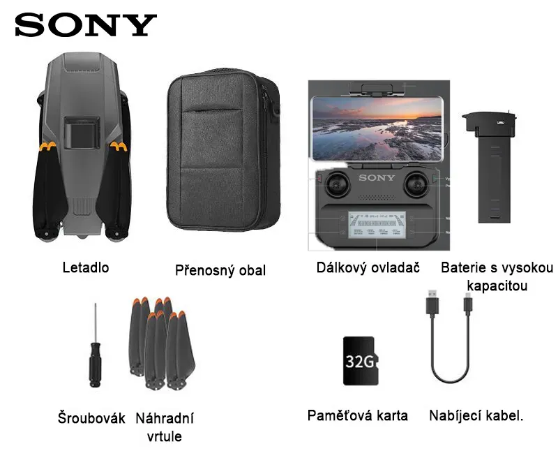 Sony professionelle Drohne mit einer hohen Auflösung von 16K (extreme Flugreichweite von 24 km)