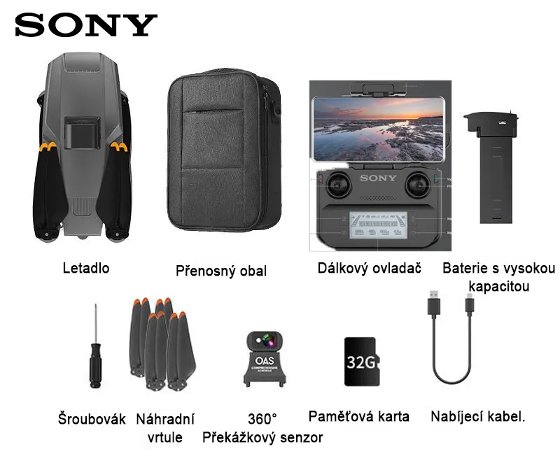 Sony professionelle Drohne mit einer hohen Auflösung von 16K (extreme Flugreichweite von 24 km)