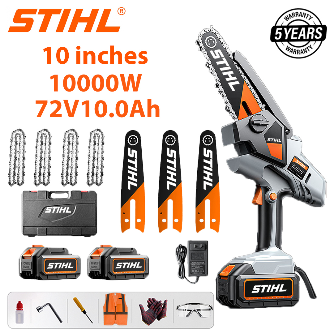 Tragbare Kettensäge STIHL 12000 W mit Lithiumbatterie