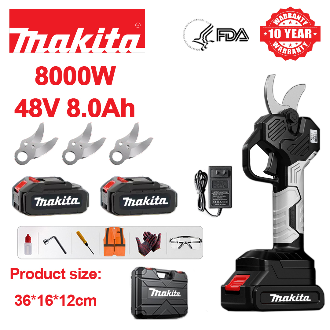 Makita 15000W professzionális kefe nélküli lítium akkumulátoros metszőolló