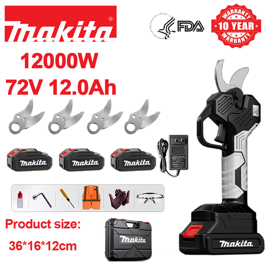 Makita 15000W professzionális kefe nélküli lítium akkumulátoros metszőolló