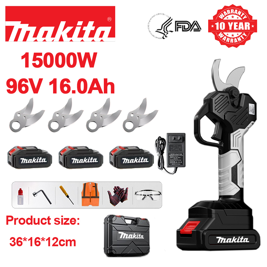 Makita 15000W professzionális kefe nélküli lítium akkumulátoros metszőolló