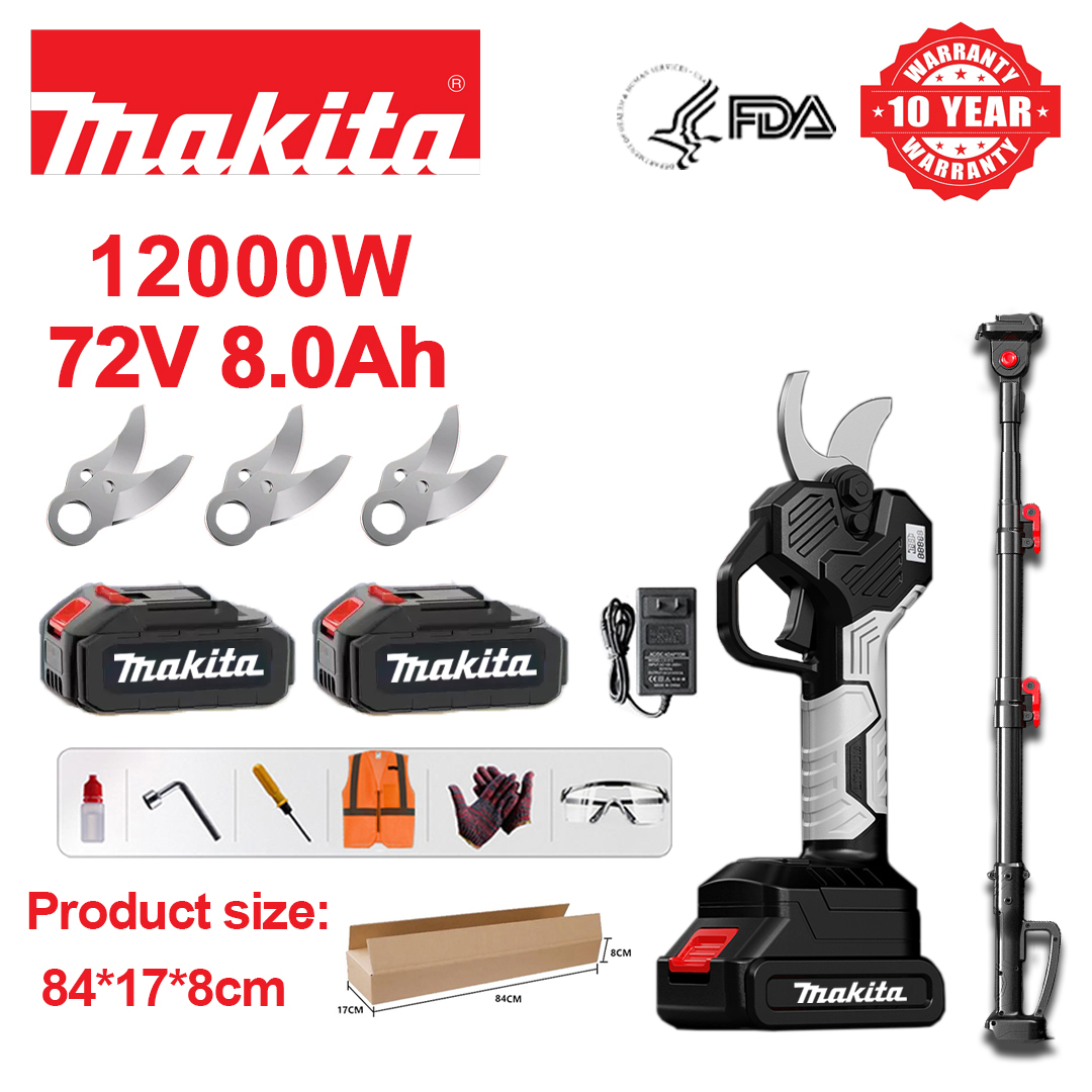 Makita 15000W professzionális kefe nélküli lítium akkumulátoros metszőolló