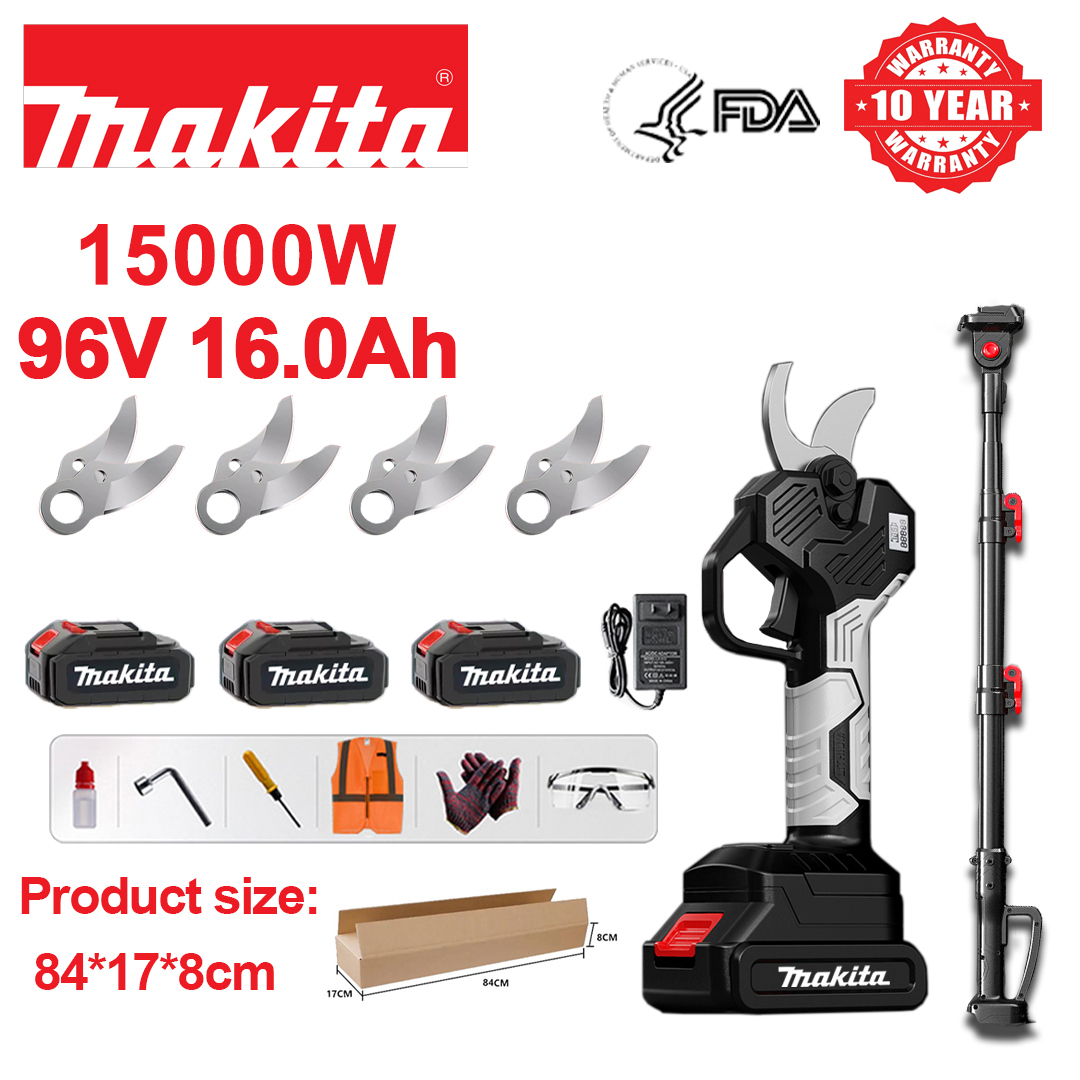 Makita 15000W professzionális kefe nélküli lítium akkumulátoros metszőolló