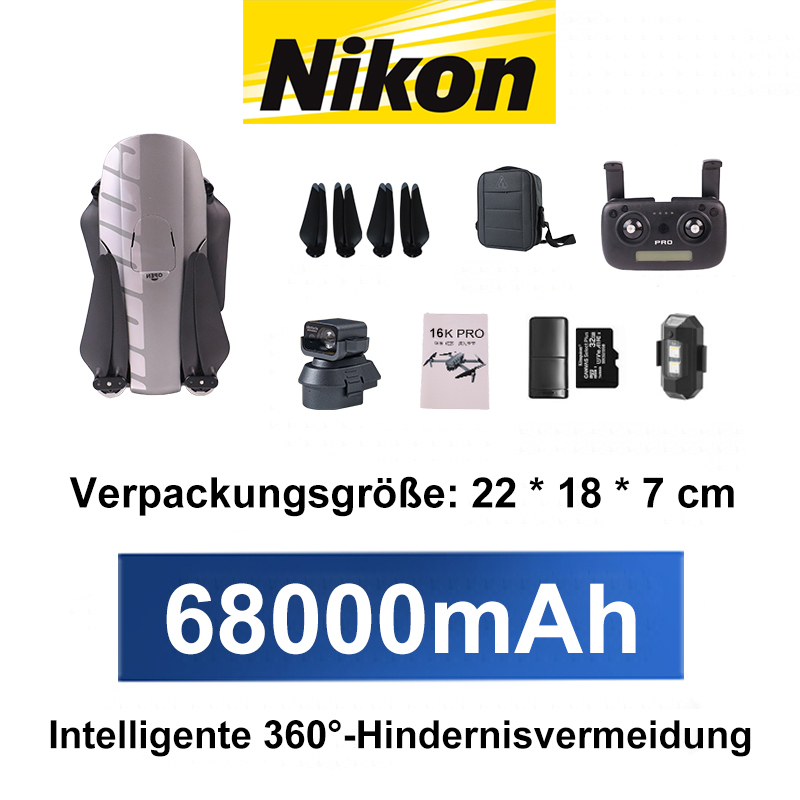Nikons neue hochauflösende 16K-Drohne (Flugreichweite auf 30 Kilometer begrenzt)